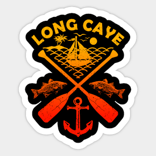 Long Caye Beach, Belize, Boat Paddle Sticker